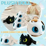 Toothless Plush White 5in How to Train Your Dragon Toothless Plush Toothless Dragon Plush Stuffed Animals Gifts for Friends